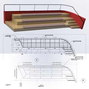 Angled Seating Drawings