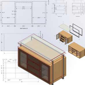 Approval CAD Drawings for Desk
