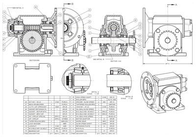 Paper to CAD Conversion of Reducer Gear Assembly