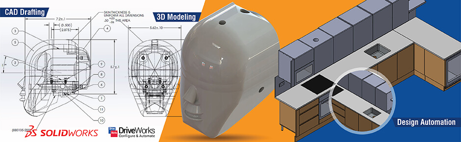 SolidWorks & DriveWorks for your CAD Drafting, Modeling & Design Automation Needs