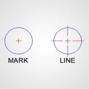 Assigning Dimensional properties of circle Center