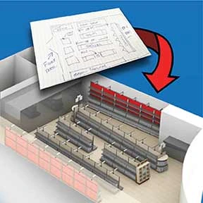 Faster store layout designs